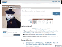 Tablet Screenshot of icanhazchat.com